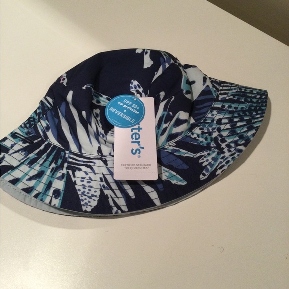 NWT Carter’s Reversible Sun Hat - Picture 1 of 5